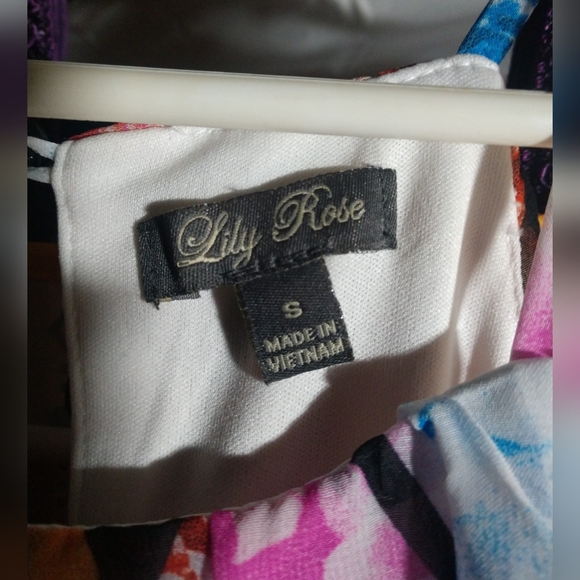 [Flawed] Lily Rose - Women's Floral Halter-neck Blouson Maxi Dress - Multi - S - Picture 7 of 9